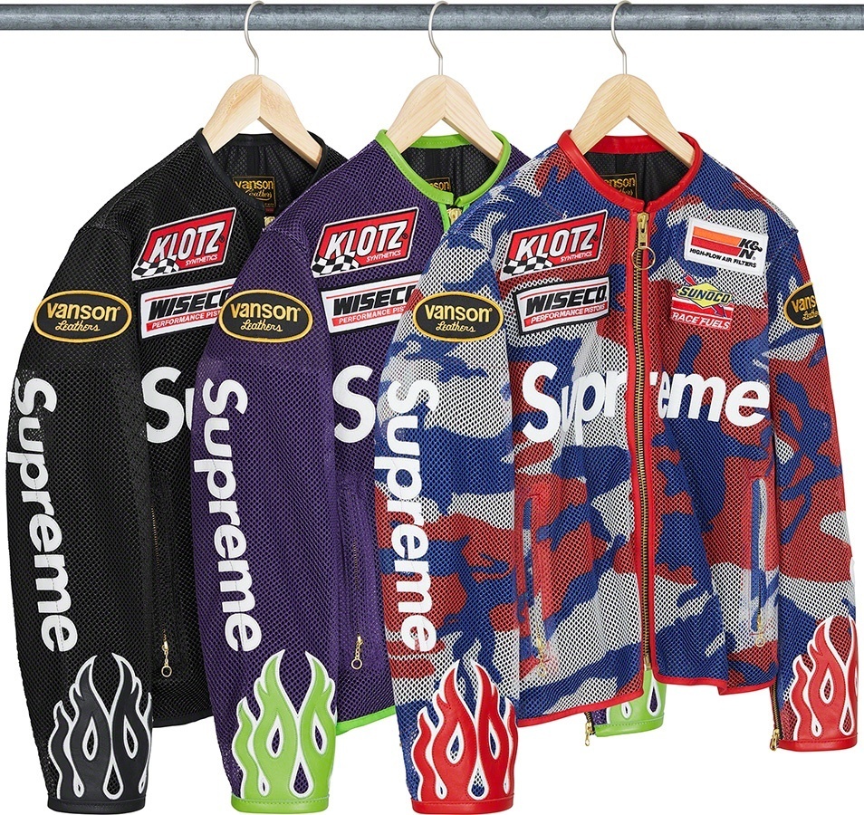 Supreme®/Vanson Leathers® Cordura® Mesh Jacket
